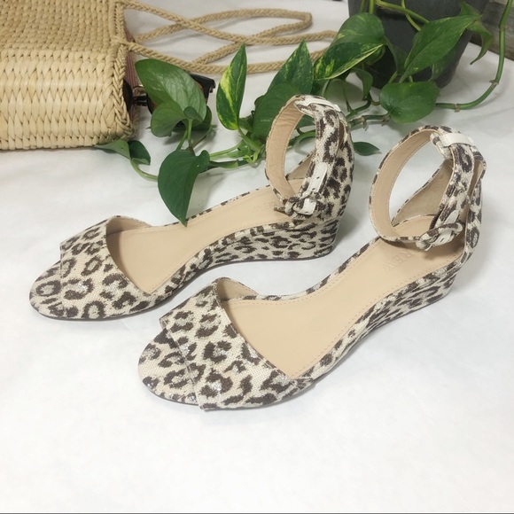 J. Crew Shoes - J. Crew Laila Leopard Print Sandal Size 6.5 NWOB